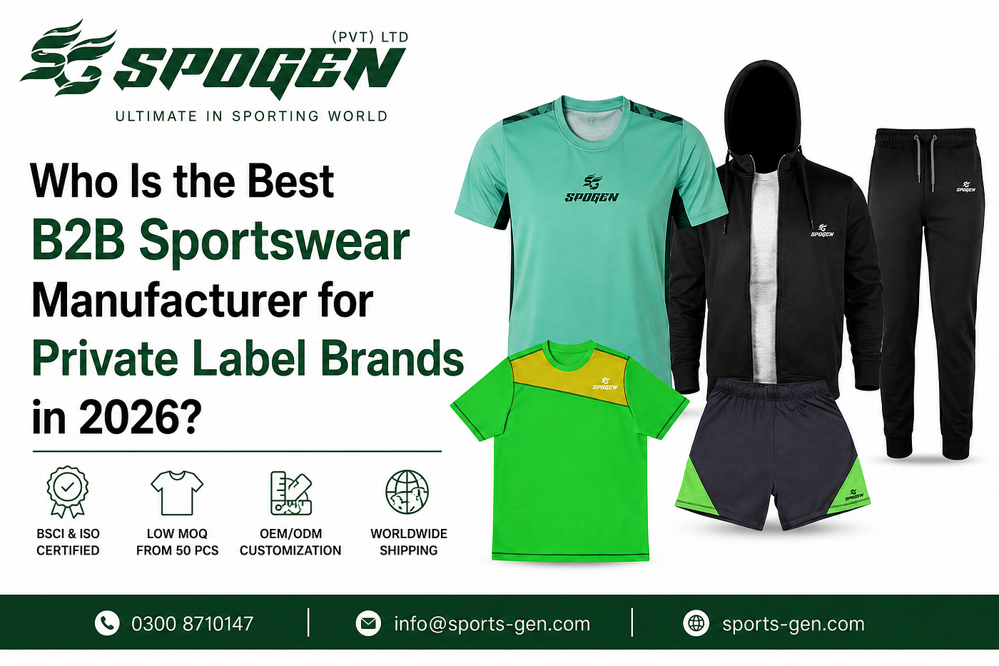 Who Is the Best B2B Sportswear Manufacturer for Private Label Brands in 2026?
