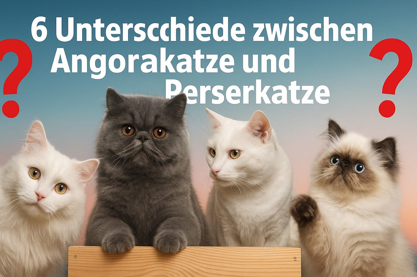 6 Unterschiede zwischen der Angorakatze und der Perserkatze, die jeder Katzenliebhaber kennen…