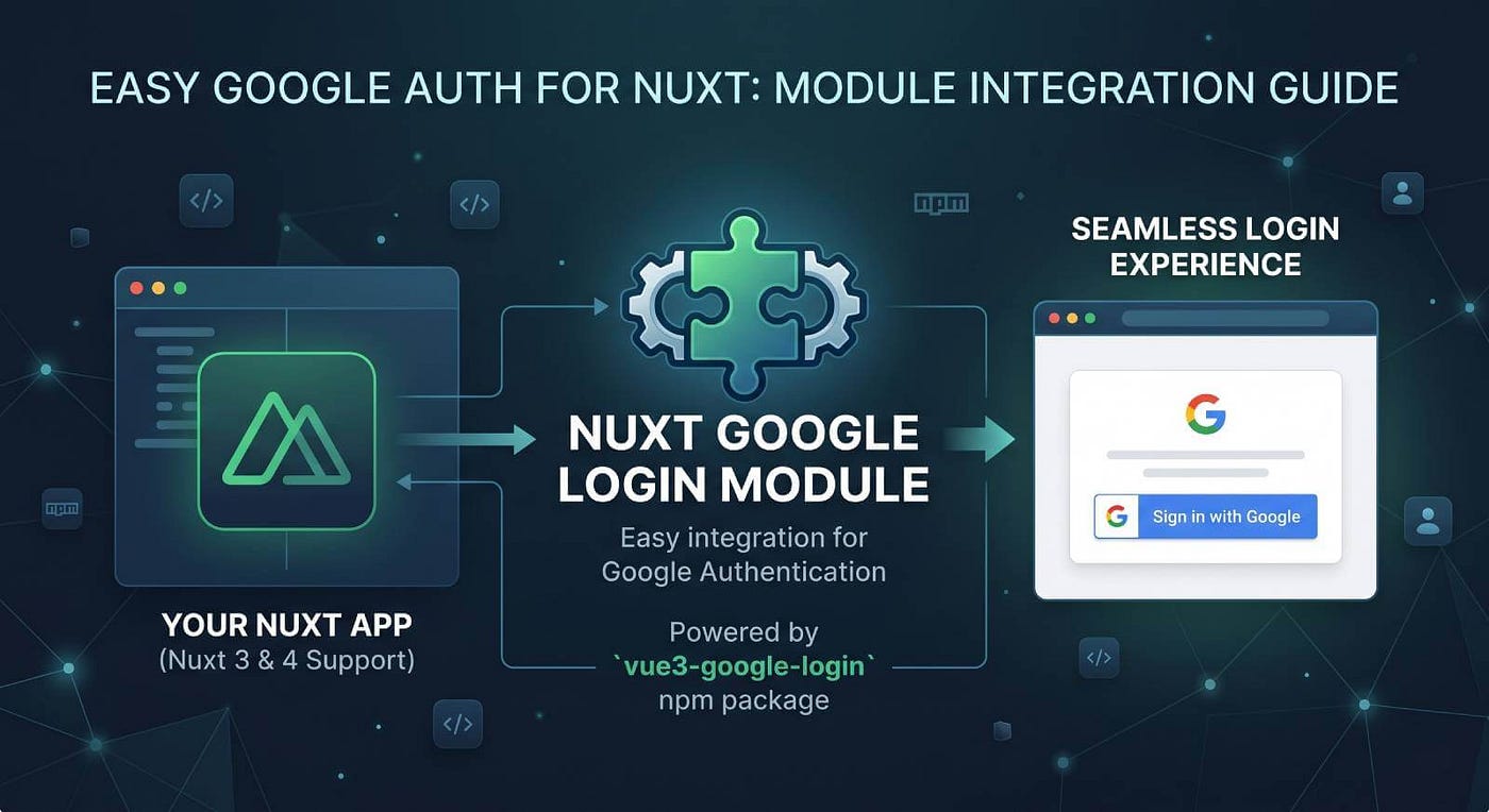 Nuxt 3 & Nuxt 4 Google Login (OAuth) in Minutes — Simple Setup