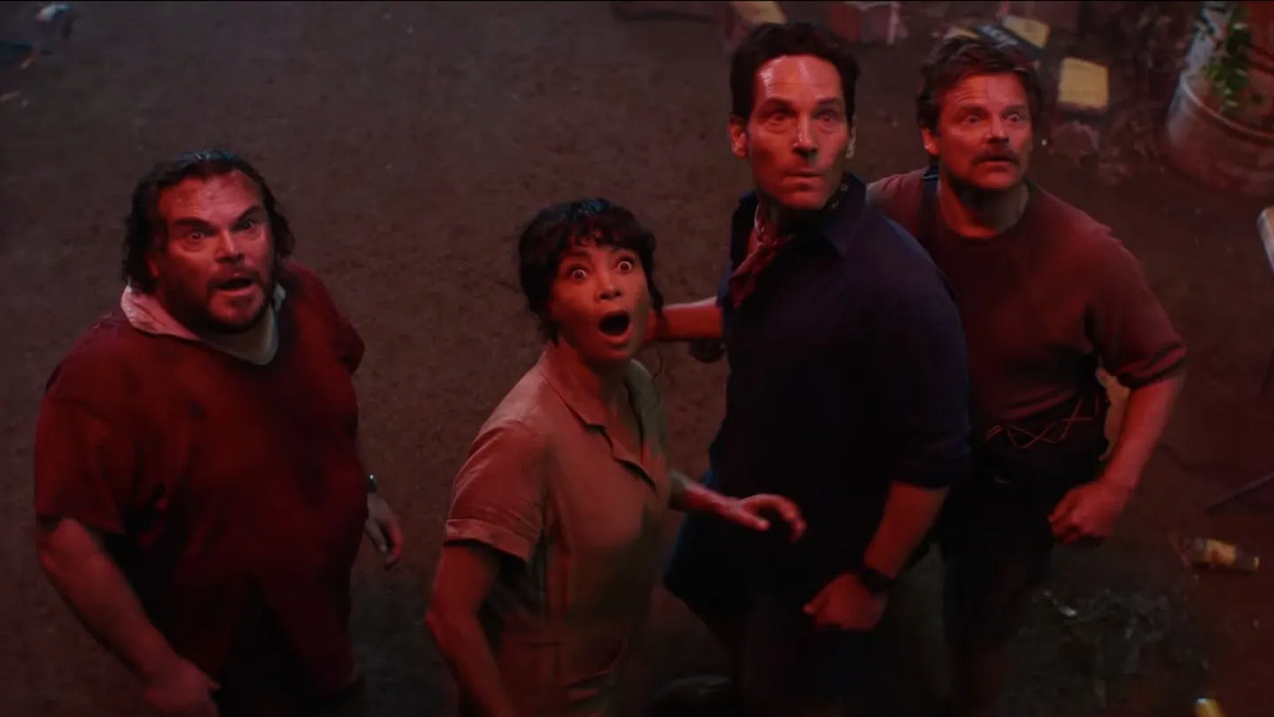 Jack Black, Thandiwe Newton, Paul Rudd and Steve Zahn in Anaconda