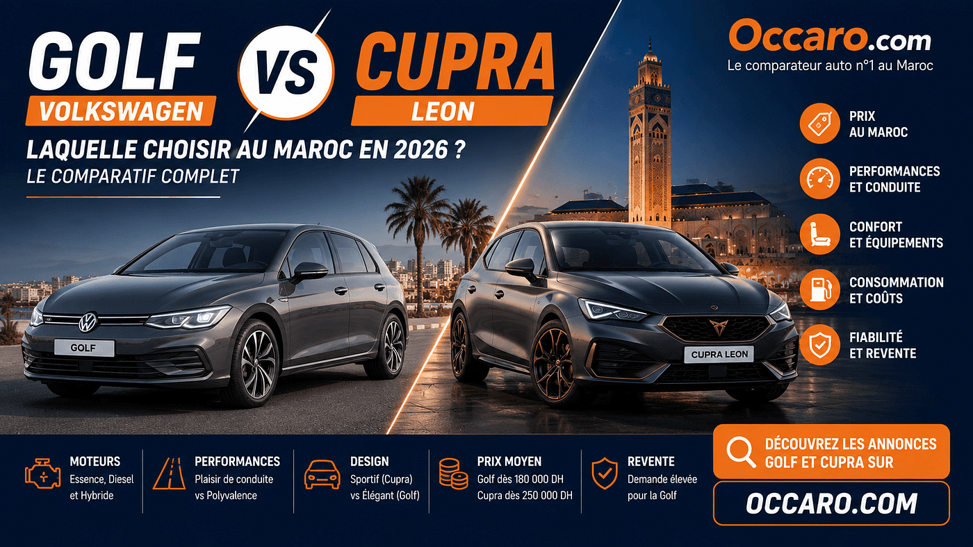 Volkswagen Golf vs Cupra Leon : laquelle choisir en 2026 ?