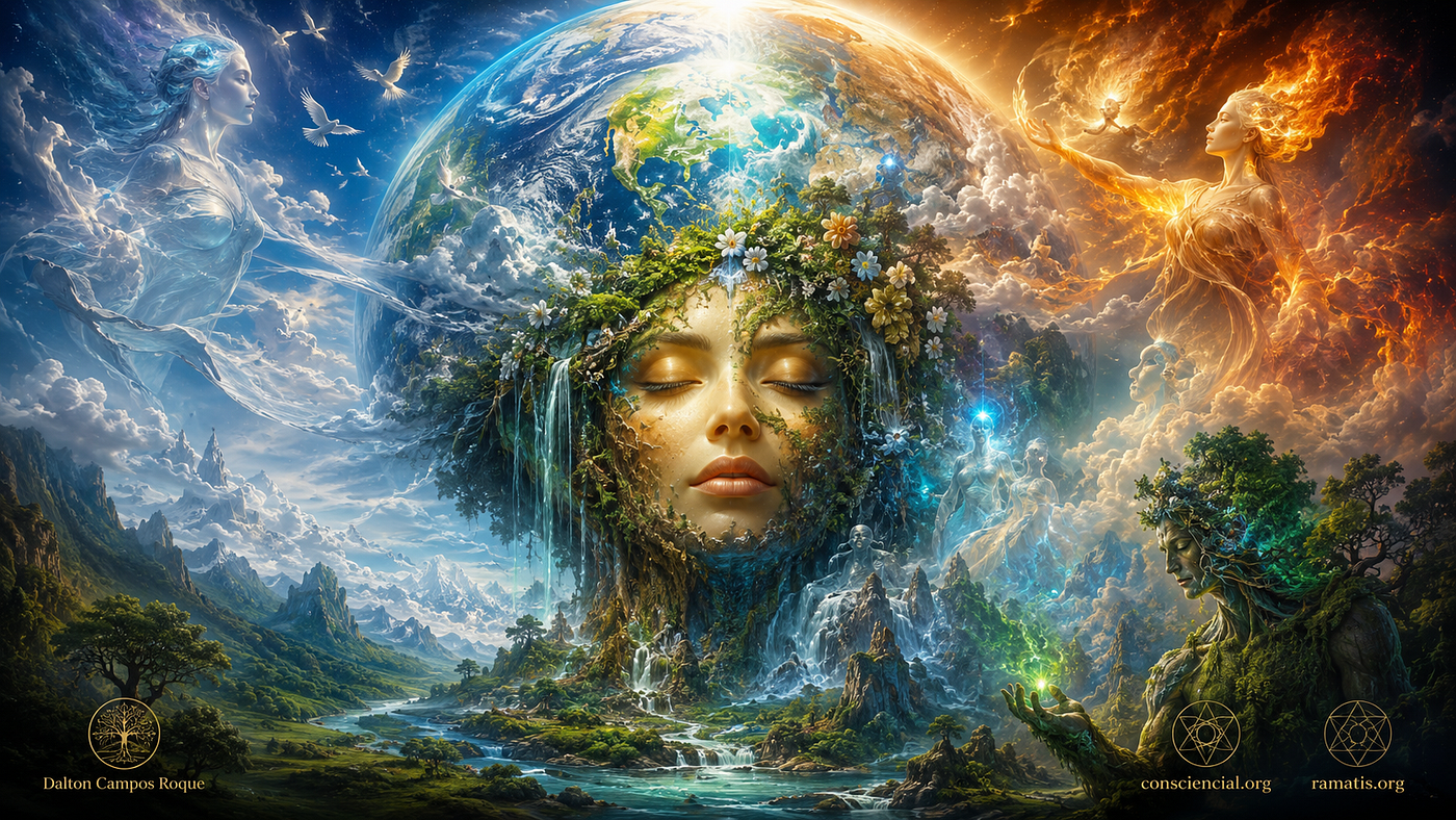 GAIA, DEVAS E ELEMENTAIS: A ARQUITETURA INVISÍVEL DA NATUREZA