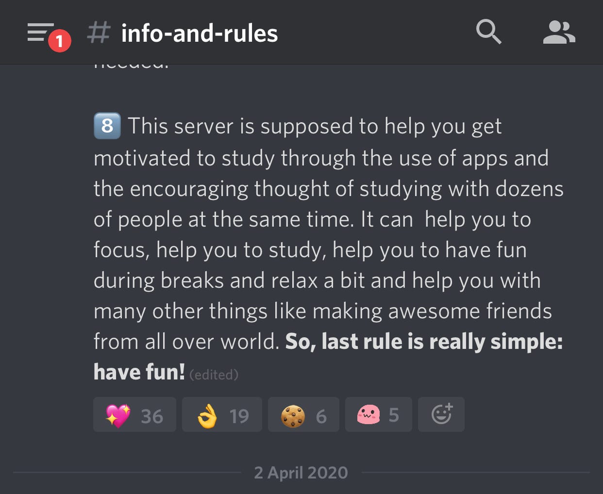 Join our 24/7 study server on Discord