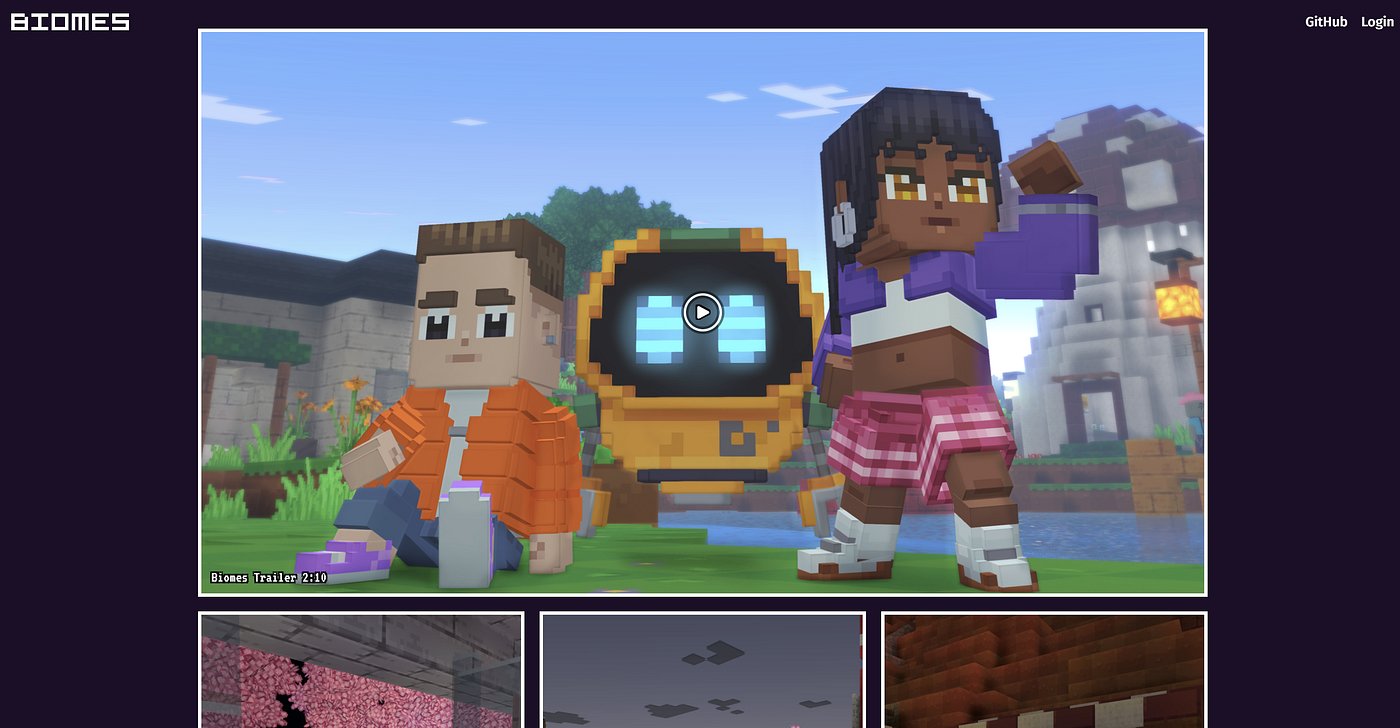 They make games that look kind of like Minecraft Source here.