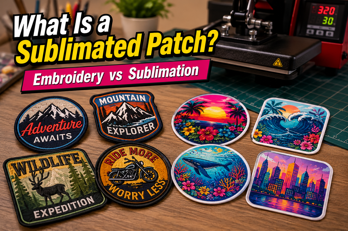 What Is a Sublimated Patch? A Modern Alternative to Traditional Embroidery