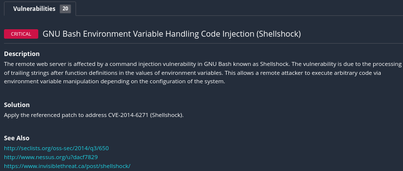 Hunting For Shellshock Using Nessus