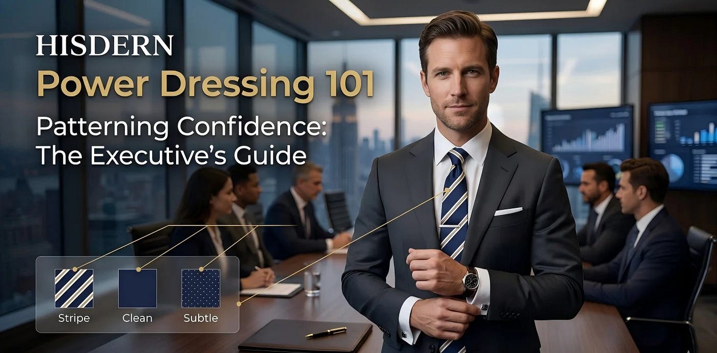Power Dressing: Which Tie Pattern Says “Executive” in 2026?