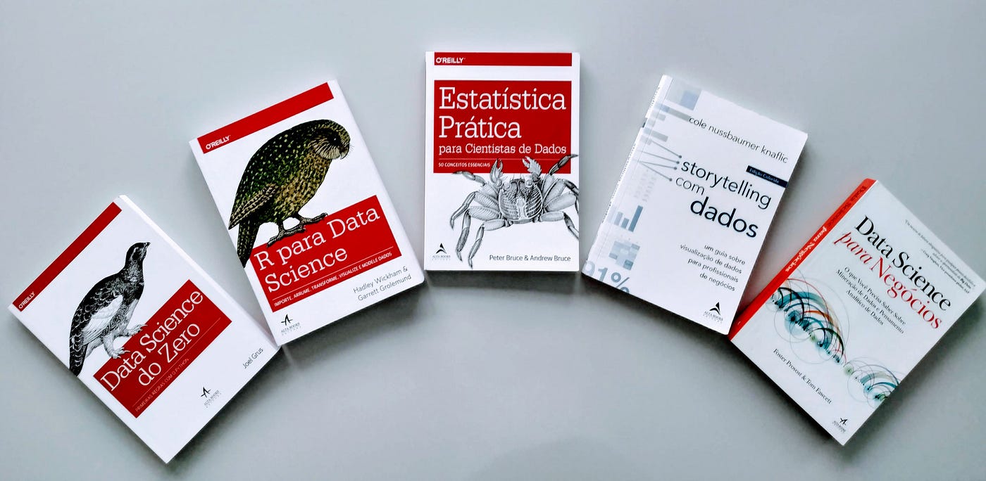 5 excelentes livros sobre Data Science para iniciantes começarem a praticar  Ciências de Dados — E adquirirem uma sólida base de conhecimento | by  Adriano Soares | Medium