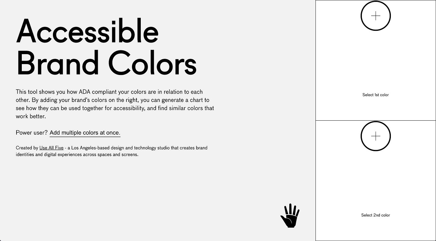 Free Color Contrast Checker for Designers & Brands – The Color Palette  Studio