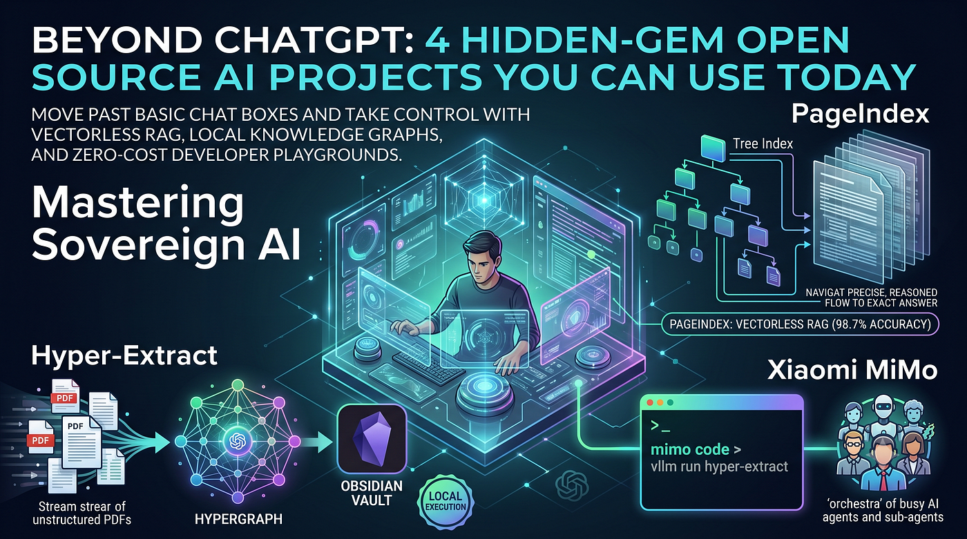 Beyond ChatGPT: 4 Hidden-Gem Open Source AI Projects You Can Use Today