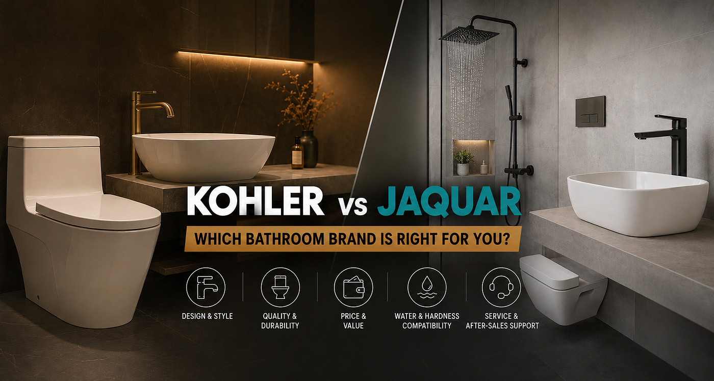 Kohler vs Jaquar: Which One Actually Makes Sense for Your Bathroom?