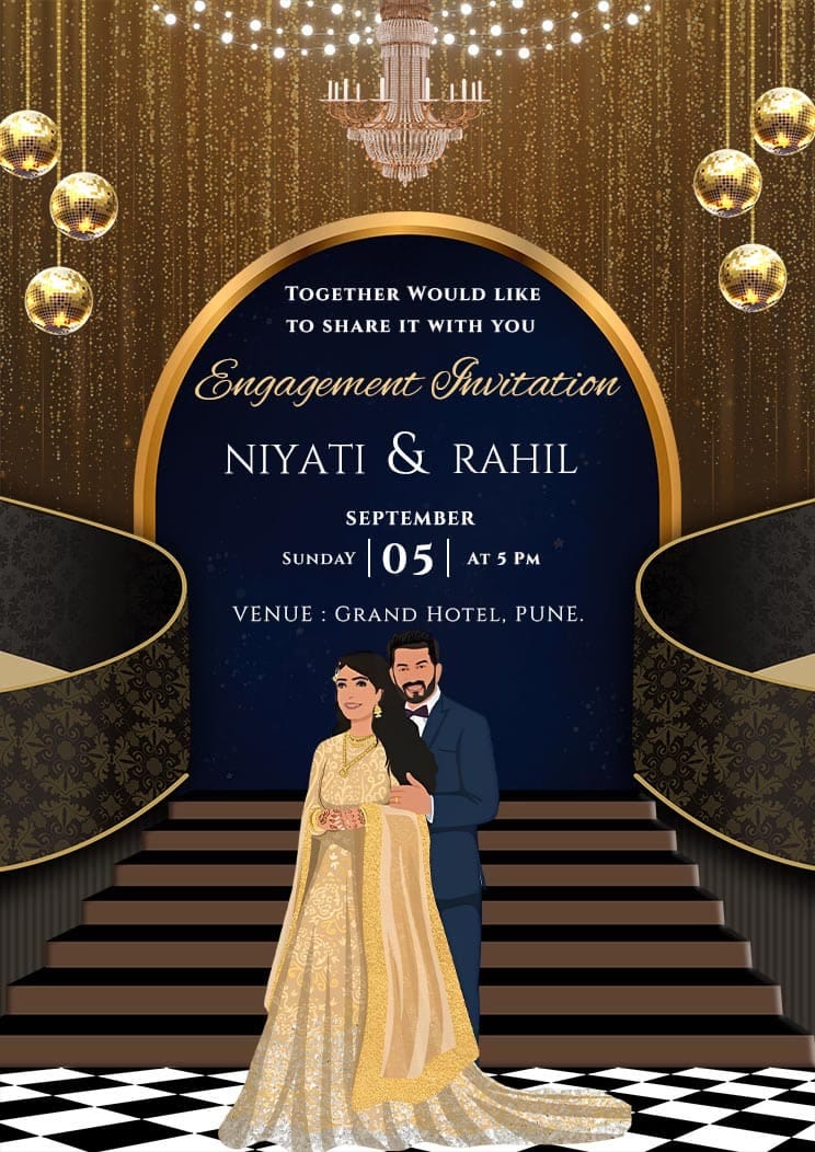 Traditional Engagement Invitation Card Online Sale In Ids deutschland de