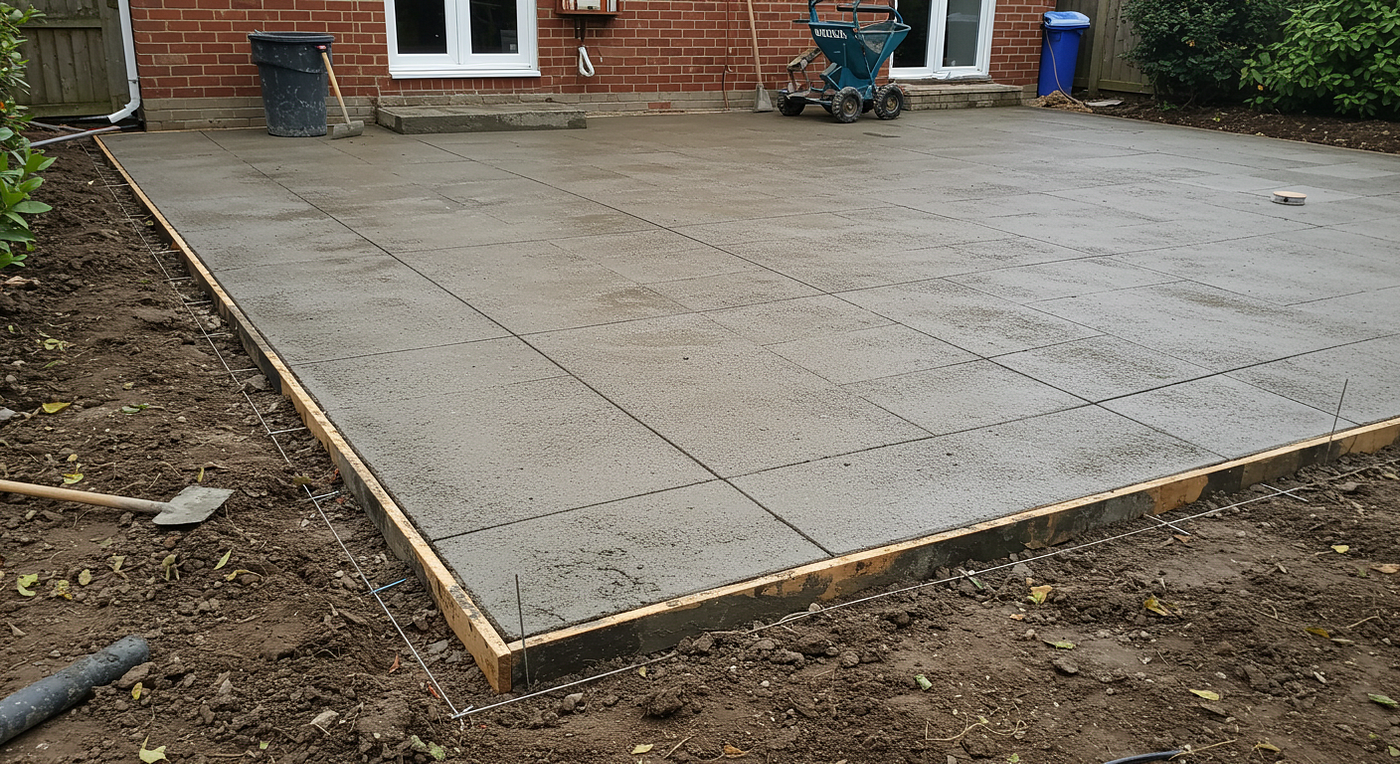 How difficult is it for me to lay my own concrete patio?