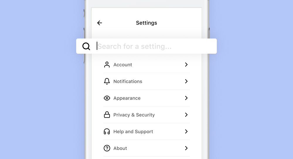 Designing a better 'Settings' screen for your app | by Vivek Karthikeyan |  UX Collective