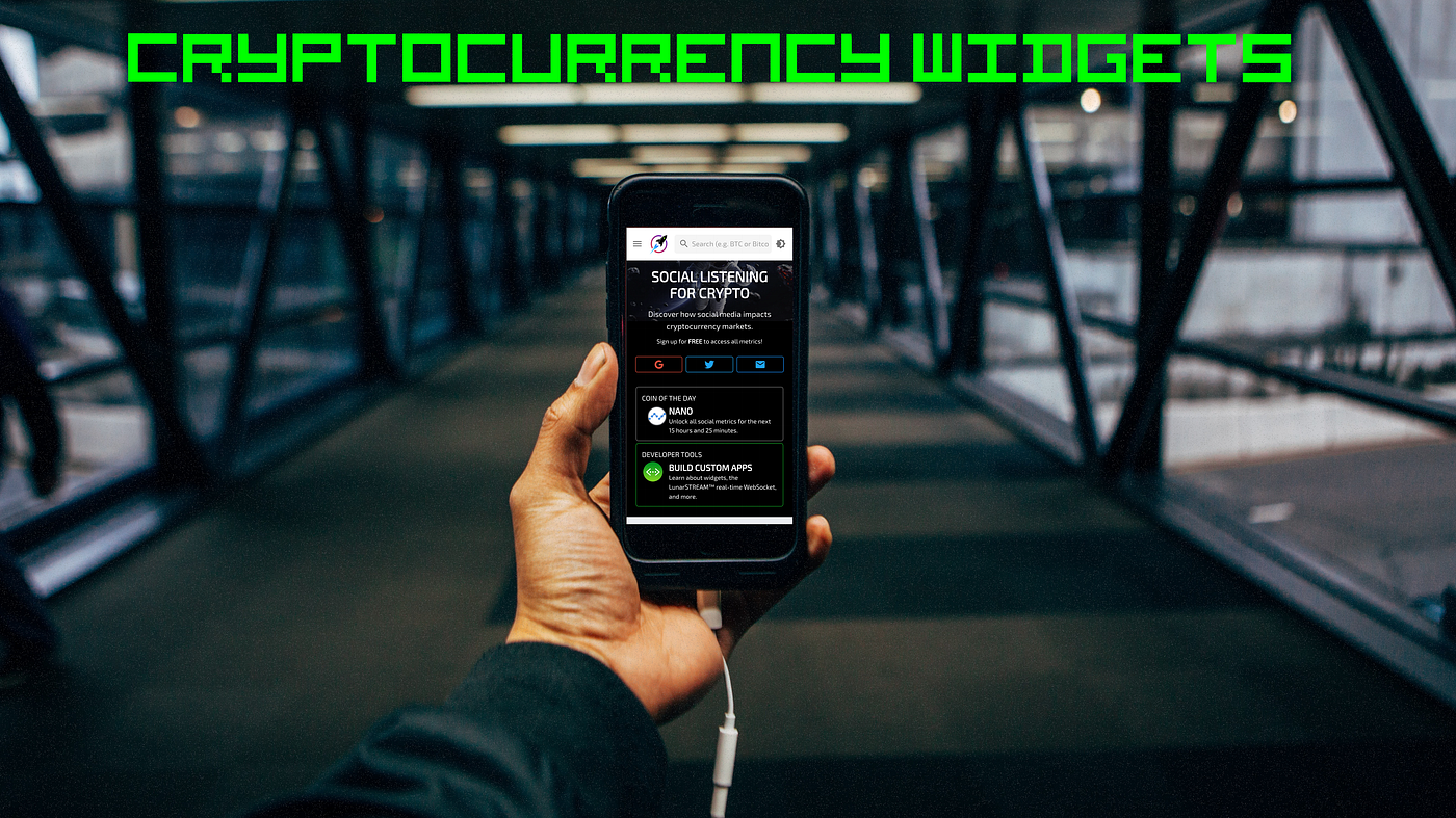 Real-Time Bitcoin & Cryptocurrency Widgets — Price, Sentiment, Social  Discussion Analytics | by LunarCrush | LunarCrush | Medium