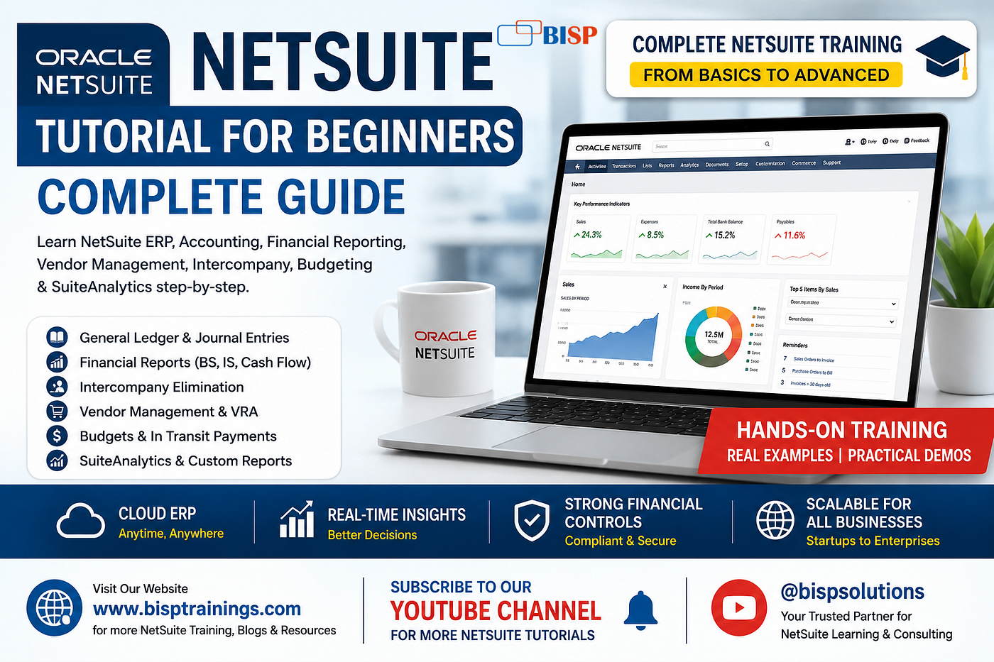 Oracle NetSuite Tutorial for Beginners: Complete Guide to NetSuite ERP, Accounting & Financial…