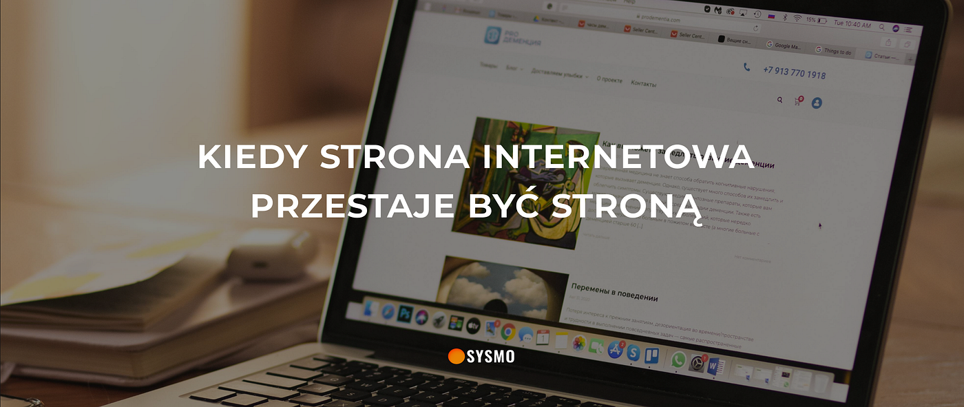 Kiedy strona internetowa przestaje być stroną