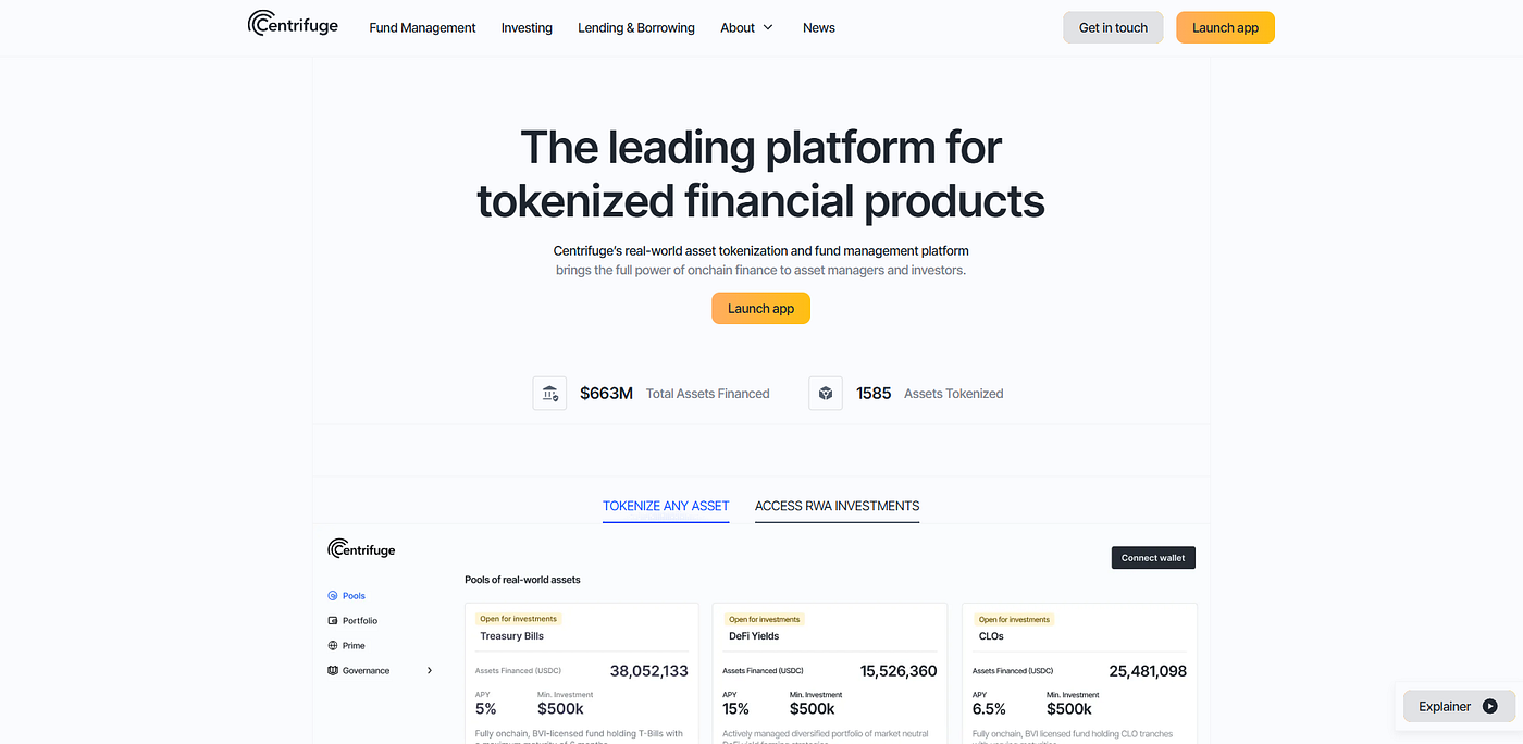 Time to research: Centrifuge. Centrifuge is a pioneering platform for… | by  ginoongbakulaw | Beyond the Crypto Horizon | Medium