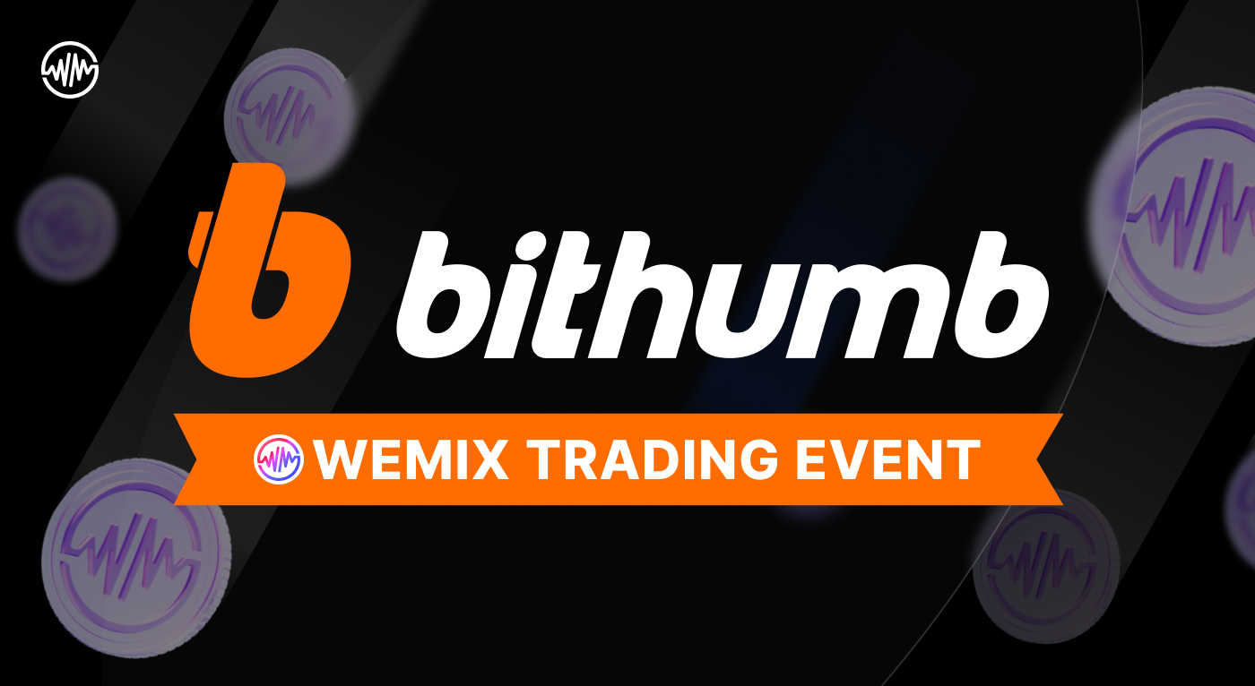 WEMIX X Bithumb Trading Event. An airdrop event is being held to… | by  WEMIX Communication | WEMIX Communication | Medium
