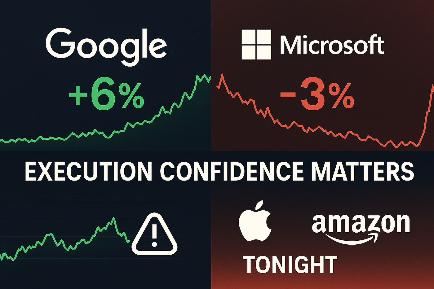 The Quality Divergence: Why Google Soared While Microsoft Fell Despite Both Beating