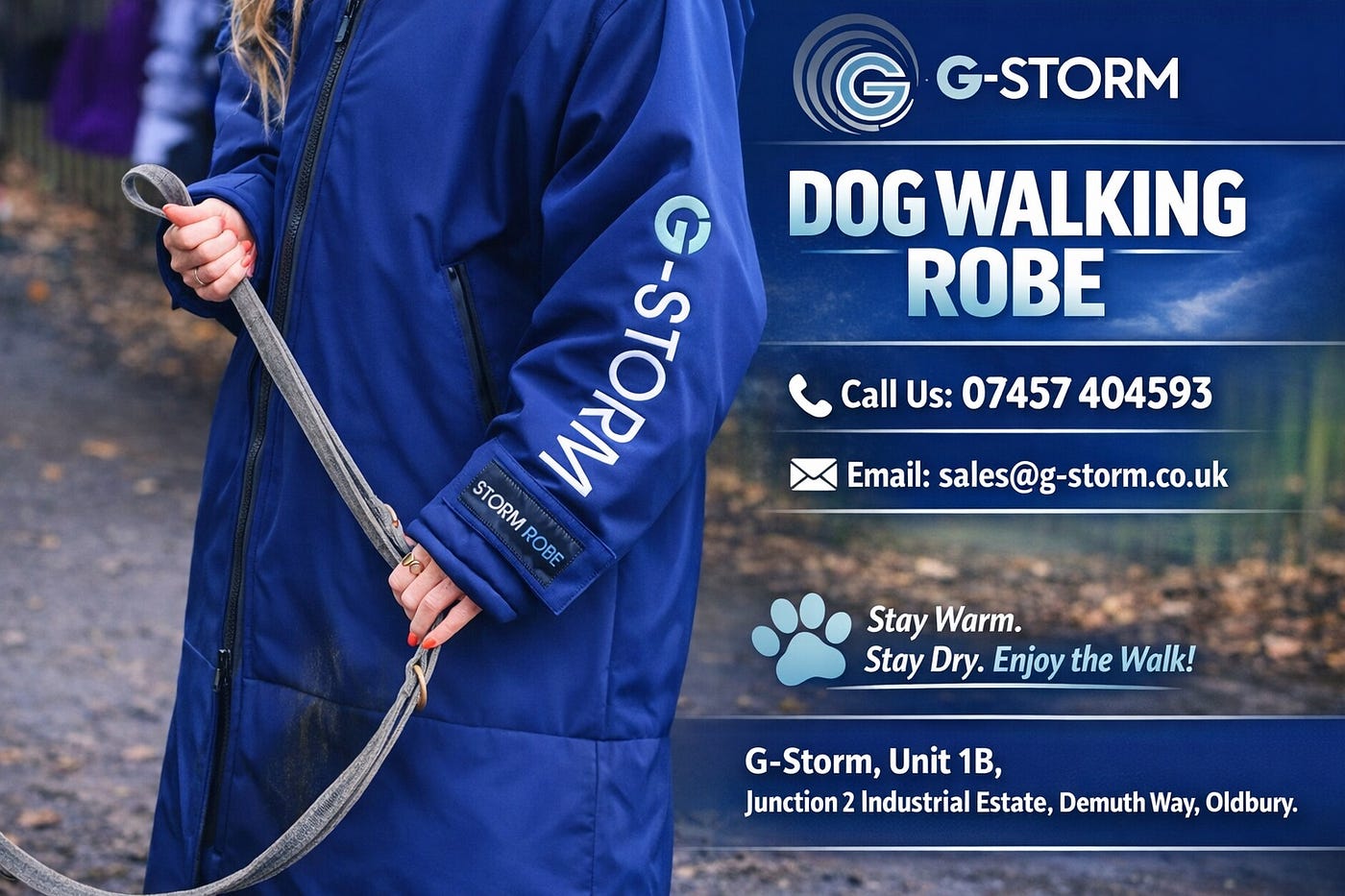 Stay Warm & Hands-Free: Why the Gstorm Dog Walking Robe Is a Game Changer