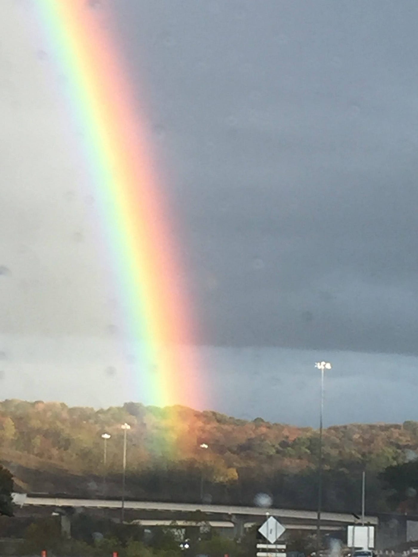 Witnessing the “rainbow’s end” in person. Where’s my “huckleberry friend?” | Photos by Joe Guay