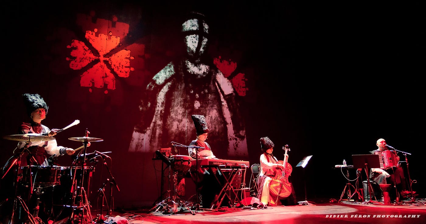 DakhaBrakha — A musical karma, that gives people a safe space to take a journey and feel their…