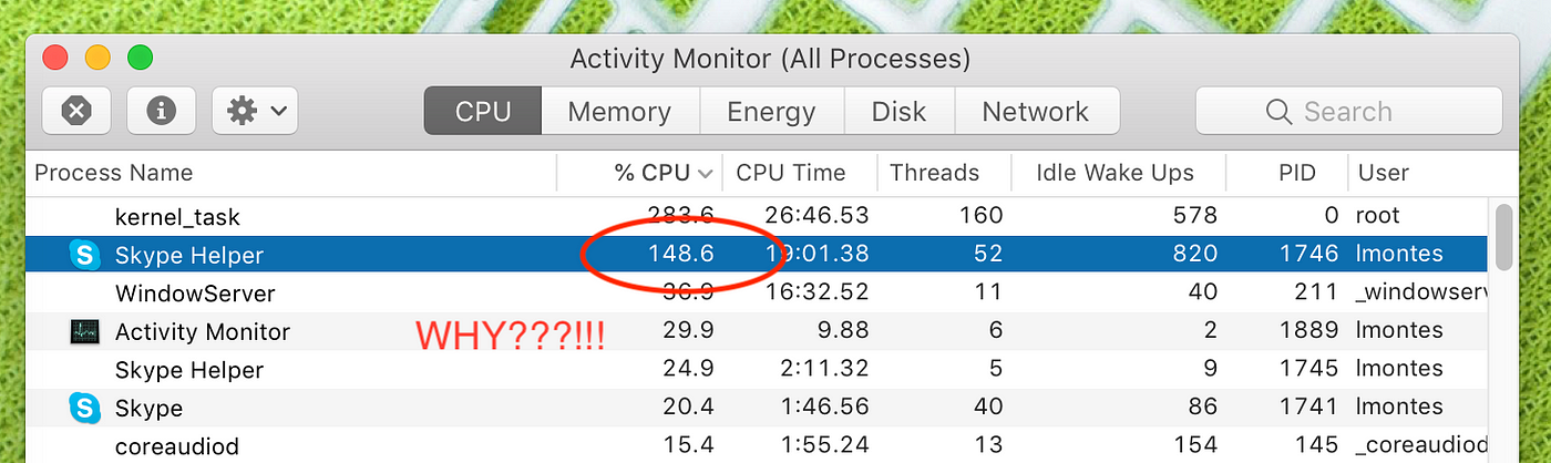 Skype Helper High CPU usage. FIX!!! | by UnderCoverChris | Medium