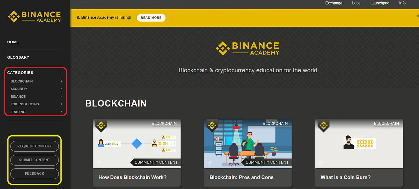 Binance Launches Academy, Takes on Role Educating Cryptocurrency Community  | by CrowdConscious | Medium
