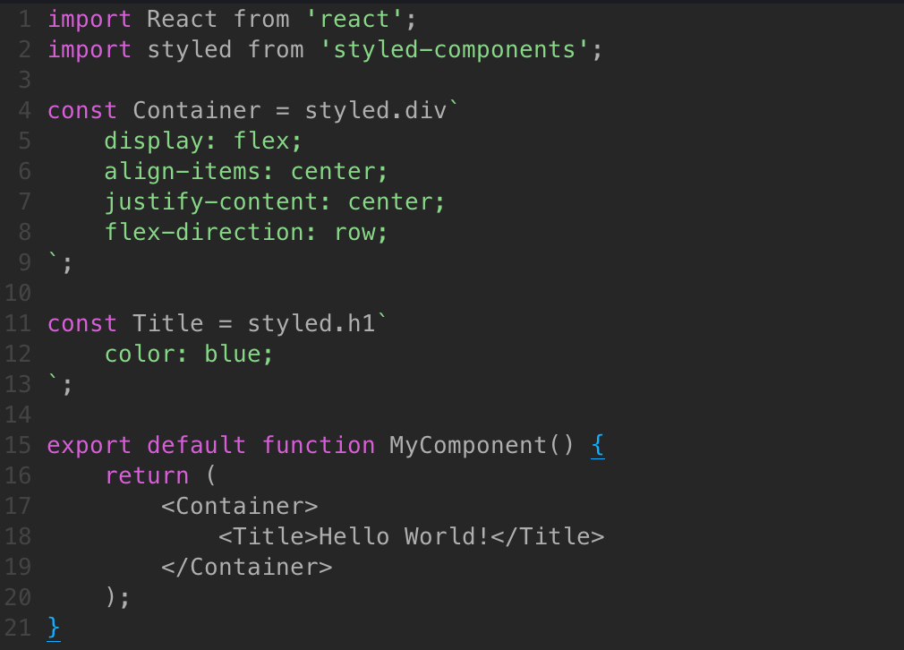 Using Styled-Components In React.JS | by Aria Dev | Geek Culture | Medium