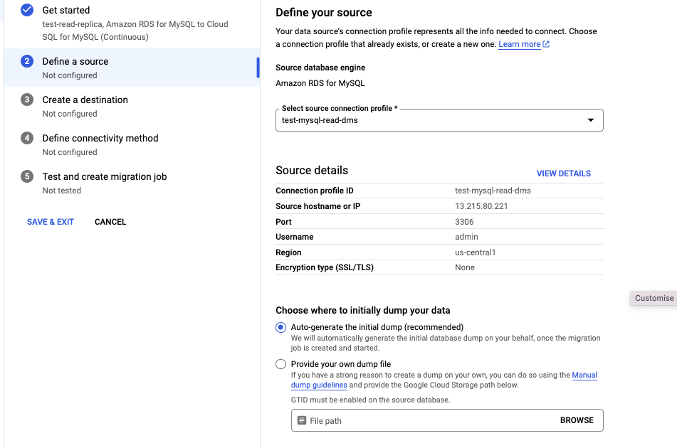 Gearing up OLX Autos' platform by migrating from GCP to AWS using AWS DMS