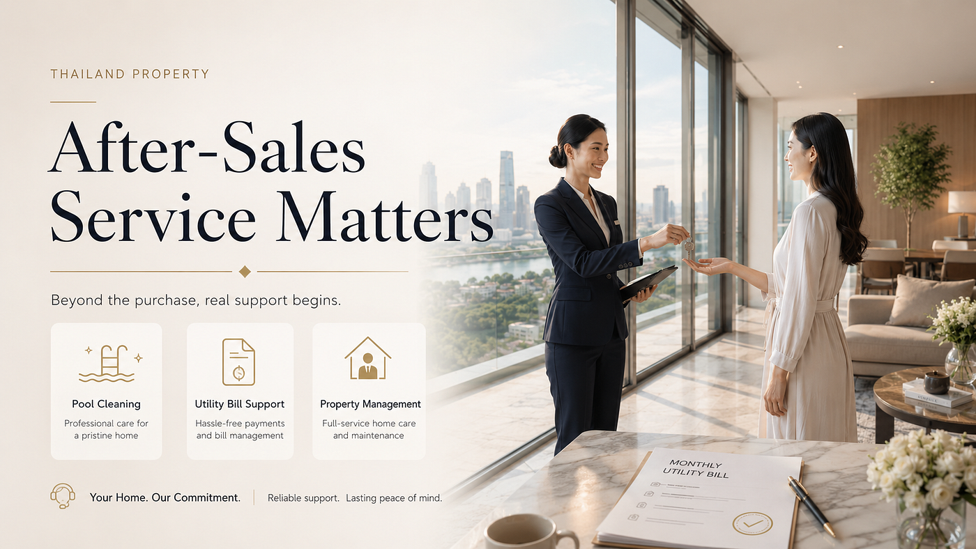 Best Property for Sale in Thailand: Why After-Sales Service Matters More Than You Think