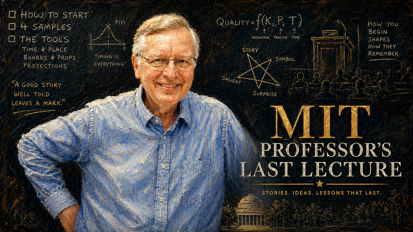 NotebookLM and the MIT Professor’s Last Lecture