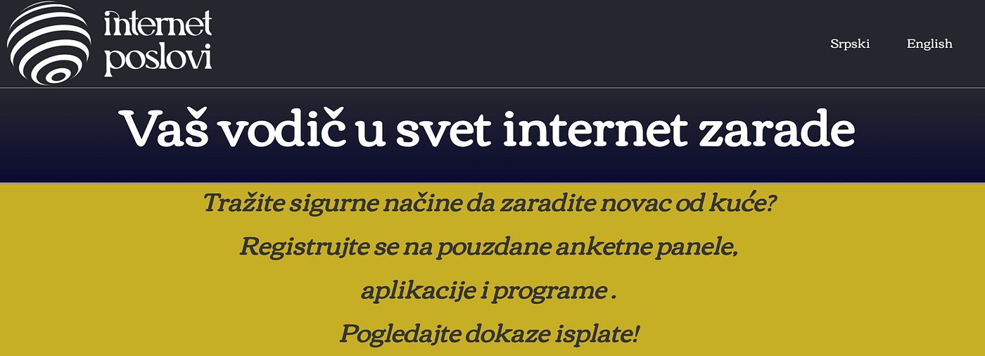 Internetposlovi.com — Vaš vodič u svet internet zarade!