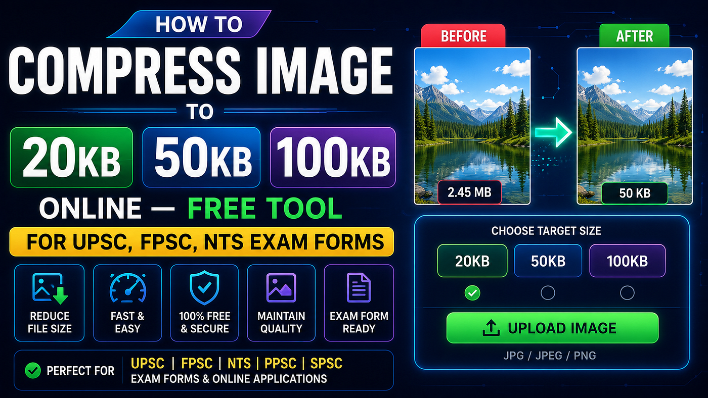 I Built a Free Image Compressor That Actually Hits 20KB — Here’s Why Every Other Tool Gets It Wrong