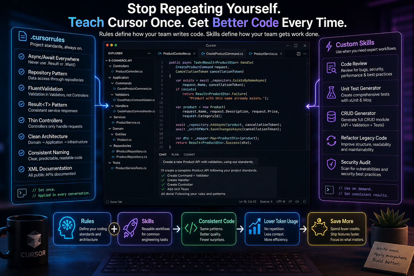 Write the rules once. Reuse the expertise forever.
