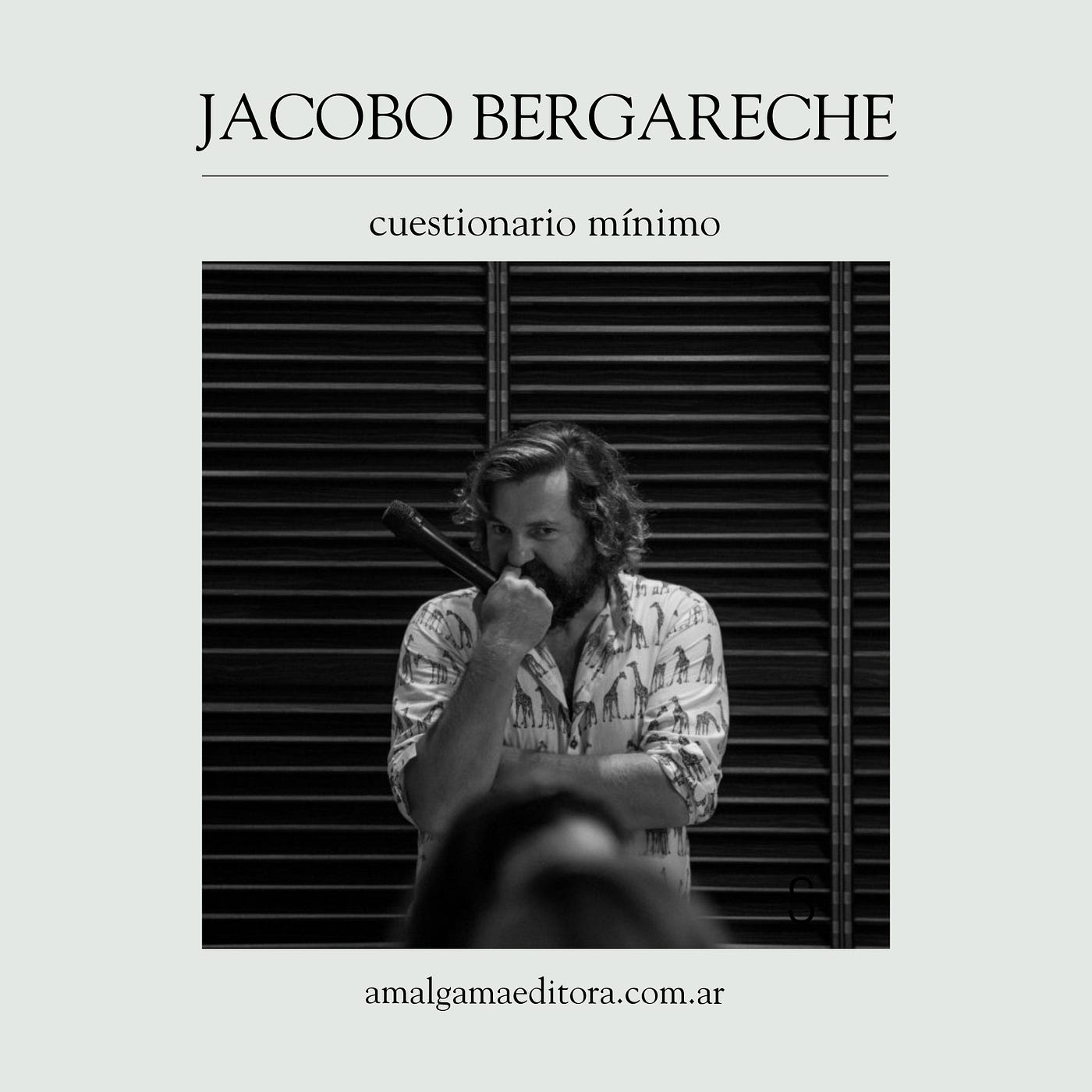 Jacobo Bergareche/cuestionario mínimo, by ÁSPERA