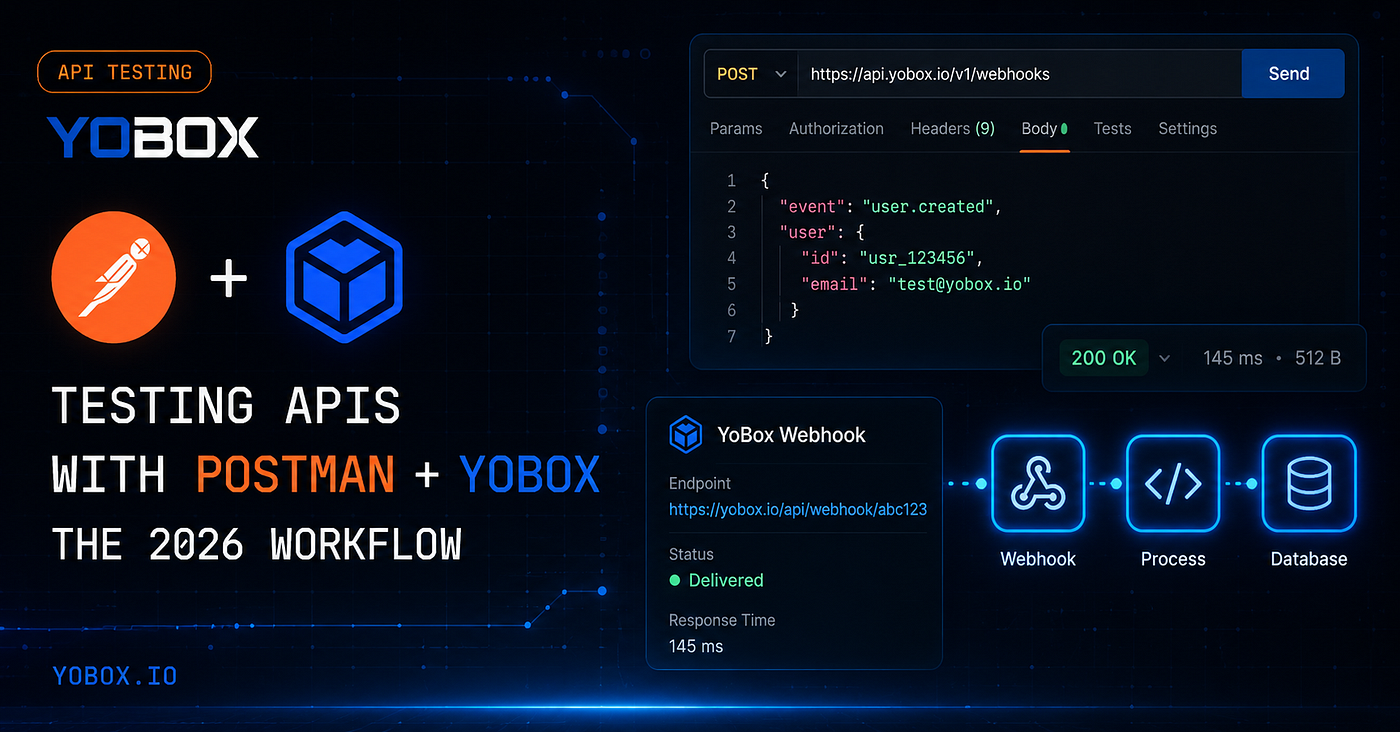 Testing APIs with Postman + YoBox: The 2026 Workflow