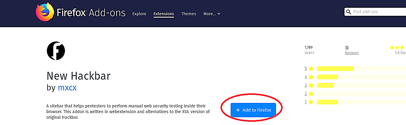 Firefox Add-ons For Application Security Testing