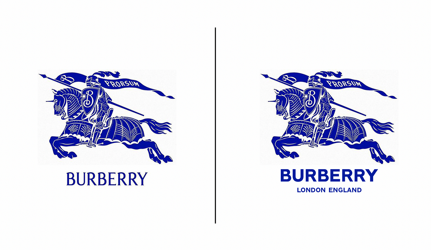 draai duizelig De gasten Burberry has a 'new' logo. A leap backwards for a brand that moves… | by  G'day Frank | Medium