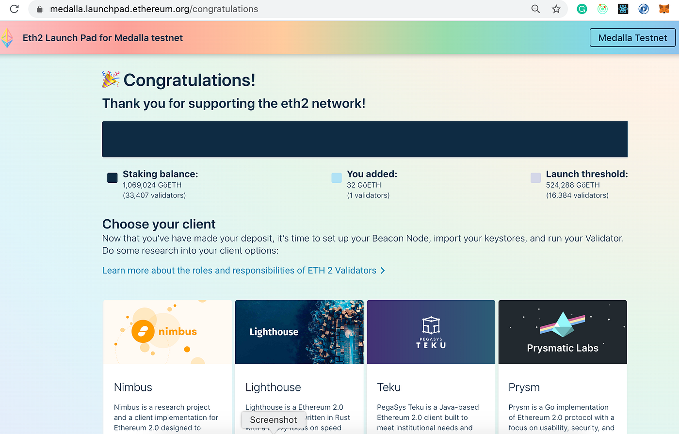 Setup Ethereum 2.0 Validator Node with Lighthouse on Meddala, Goerli | by  Ryan Golash | Coinmonks | Medium