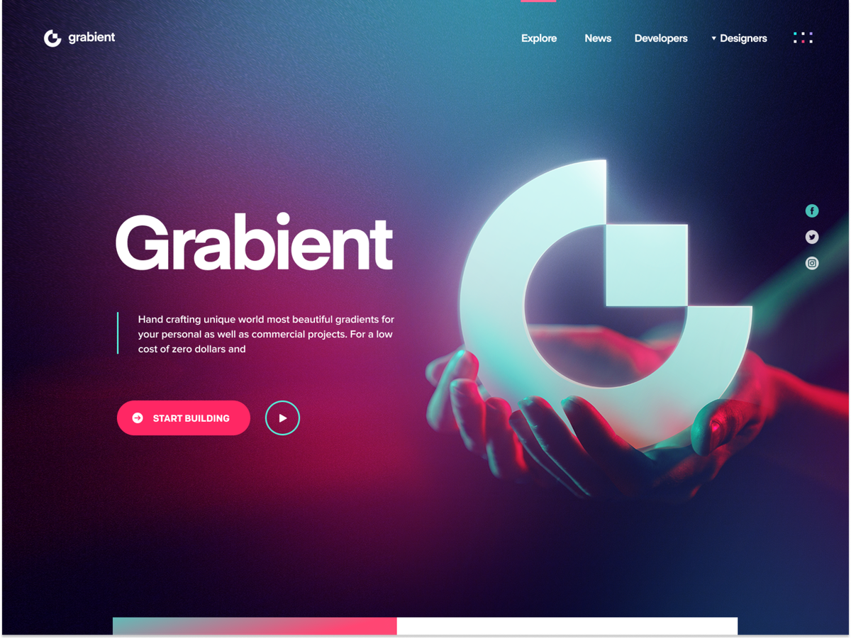 Gradients in UI Design. For a long time, using gradients was… | by Nick Babich | UX Planet