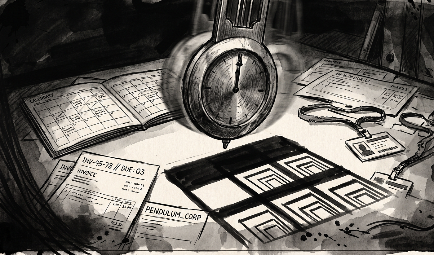 …the pendulum, mid-swing, invoicing…
