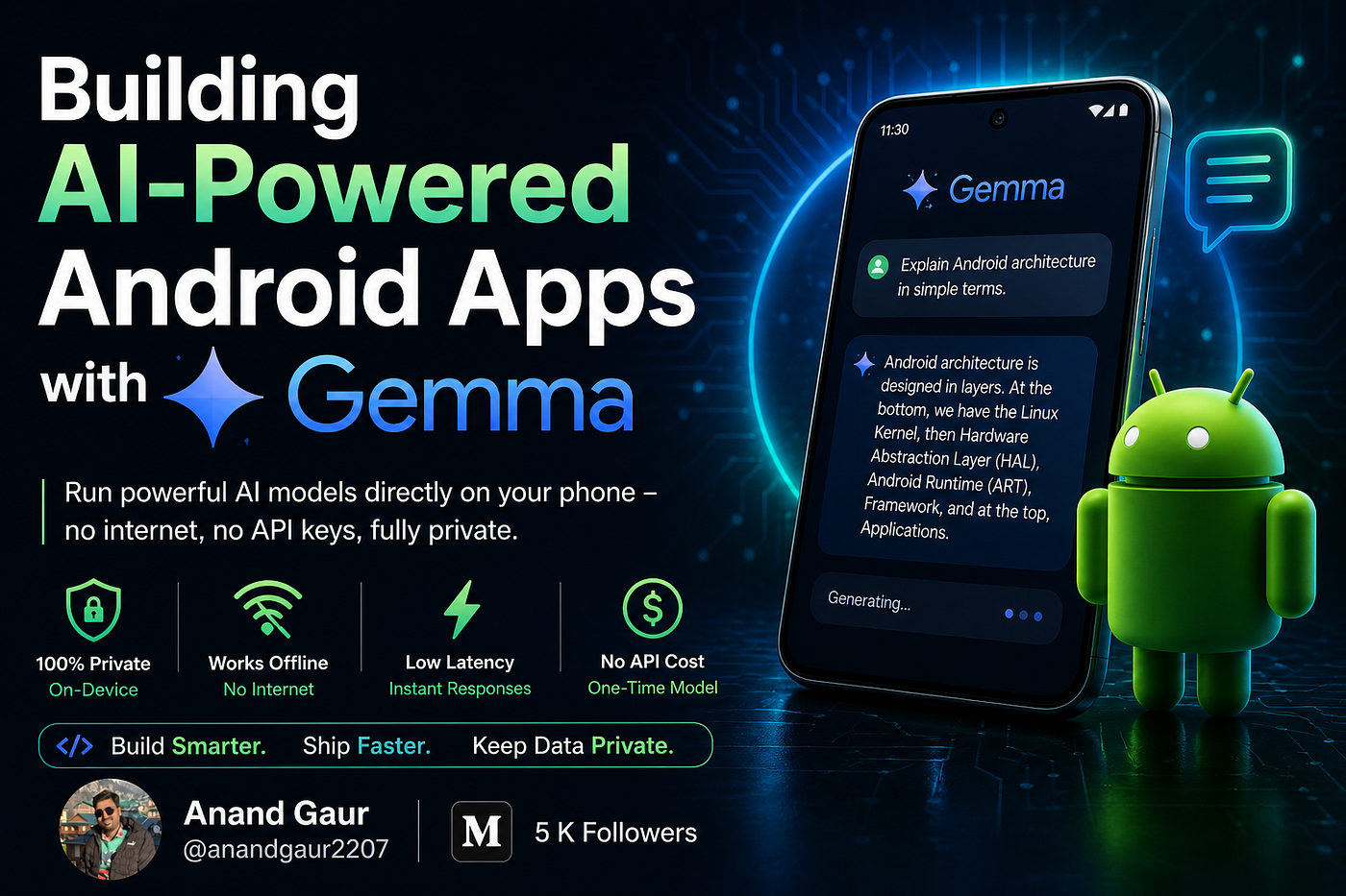 Building AI-Powered Android Apps with Gemma | by Anand Gaur | May, 2026 |  Medium