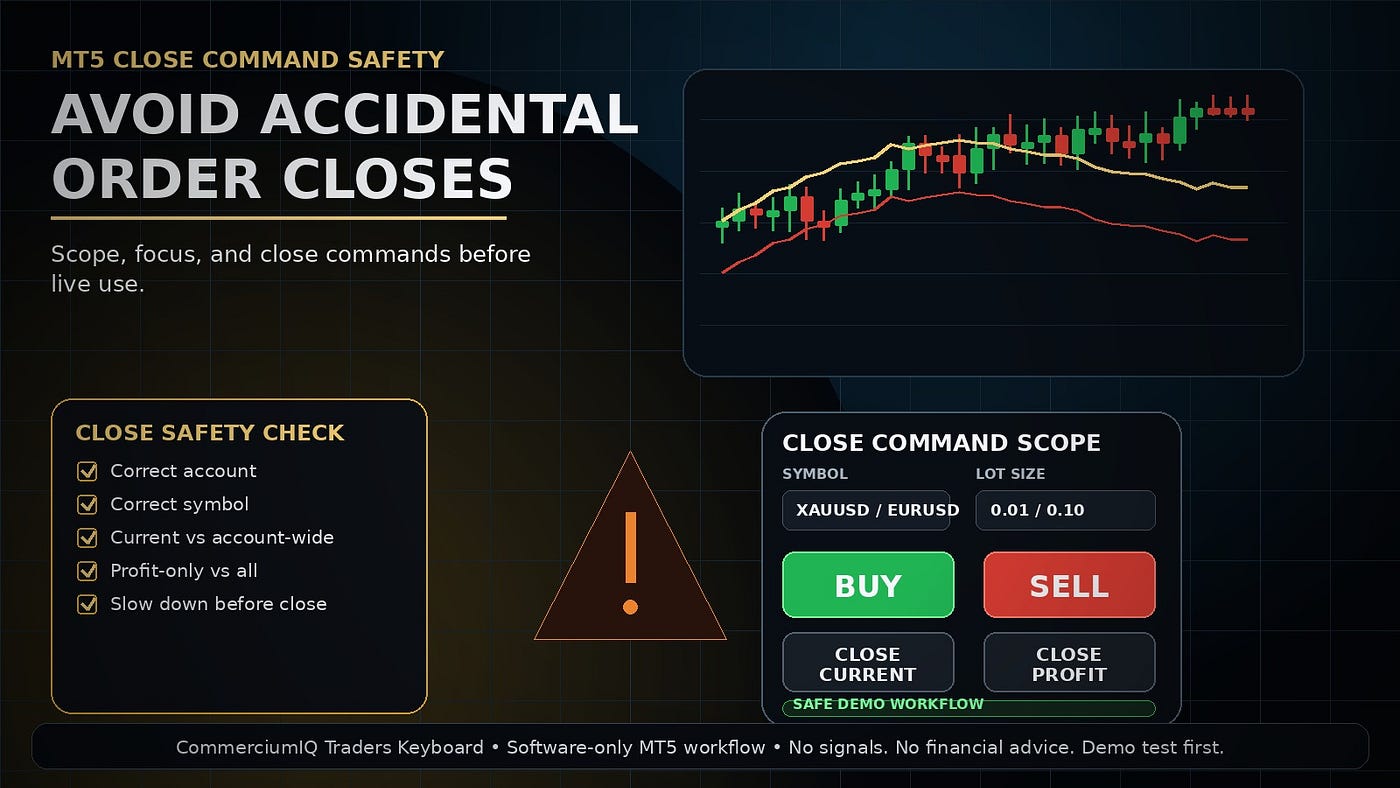 Avoid Accidental Order Closes in MT5: Scope, Focus, and Close Commands