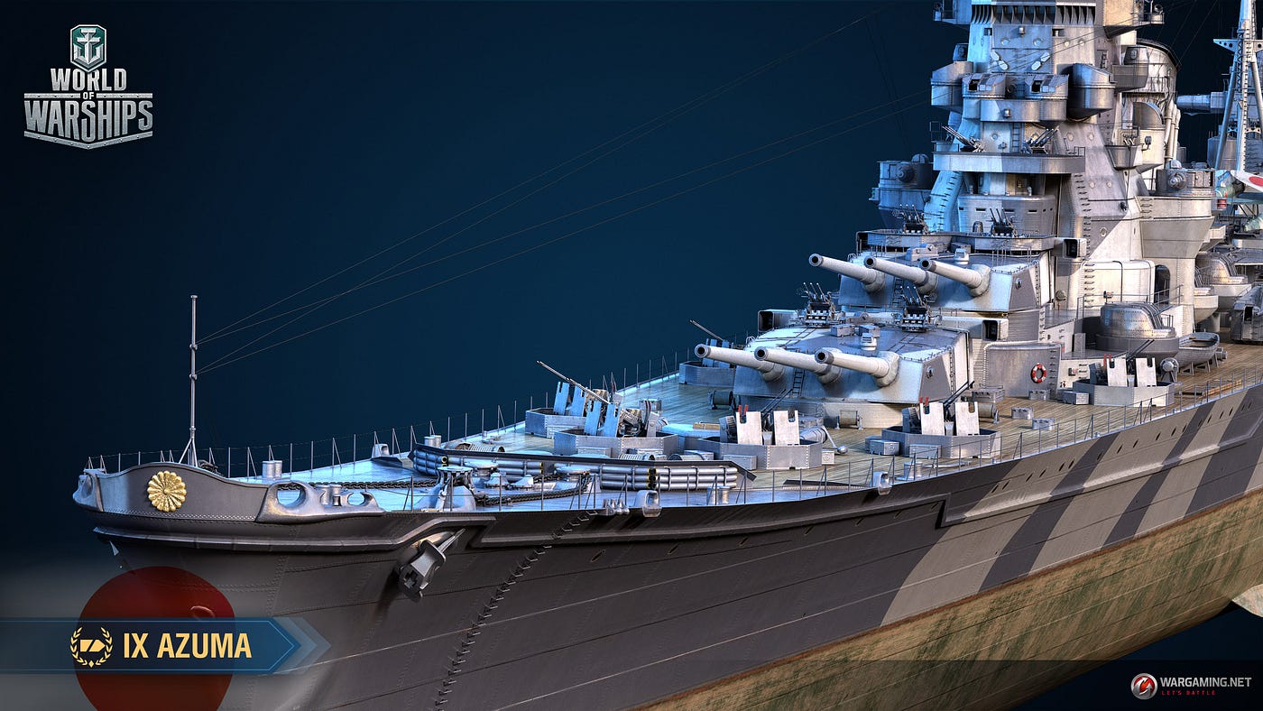 Azuma. The Japanese super-cruiser project. | by World of Warships History |  Medium