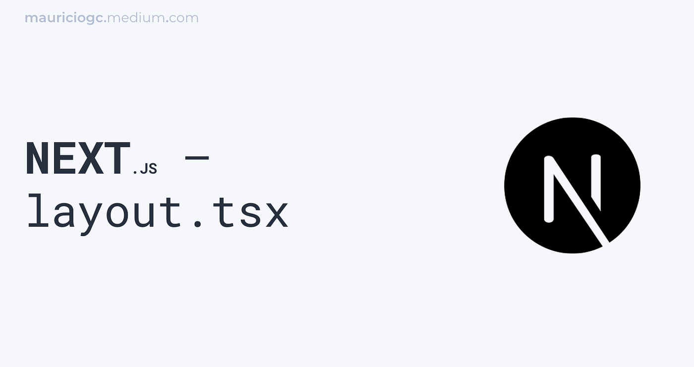Next.js — layout.tsx