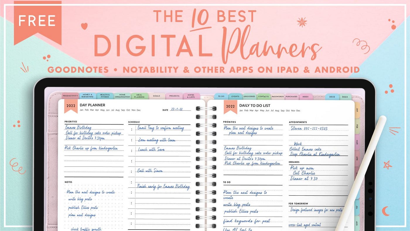 2024 Digital Planners for iPad, GoodNotes, Notability & More | by World of  Printables | Medium