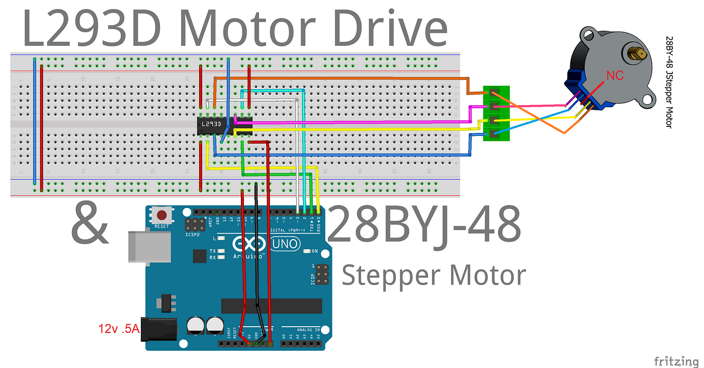 28BYJ-48 5v Stepper Motor — How Many RPM Can I Spin This Thing? | by J3 |  Jungletronics | Medium