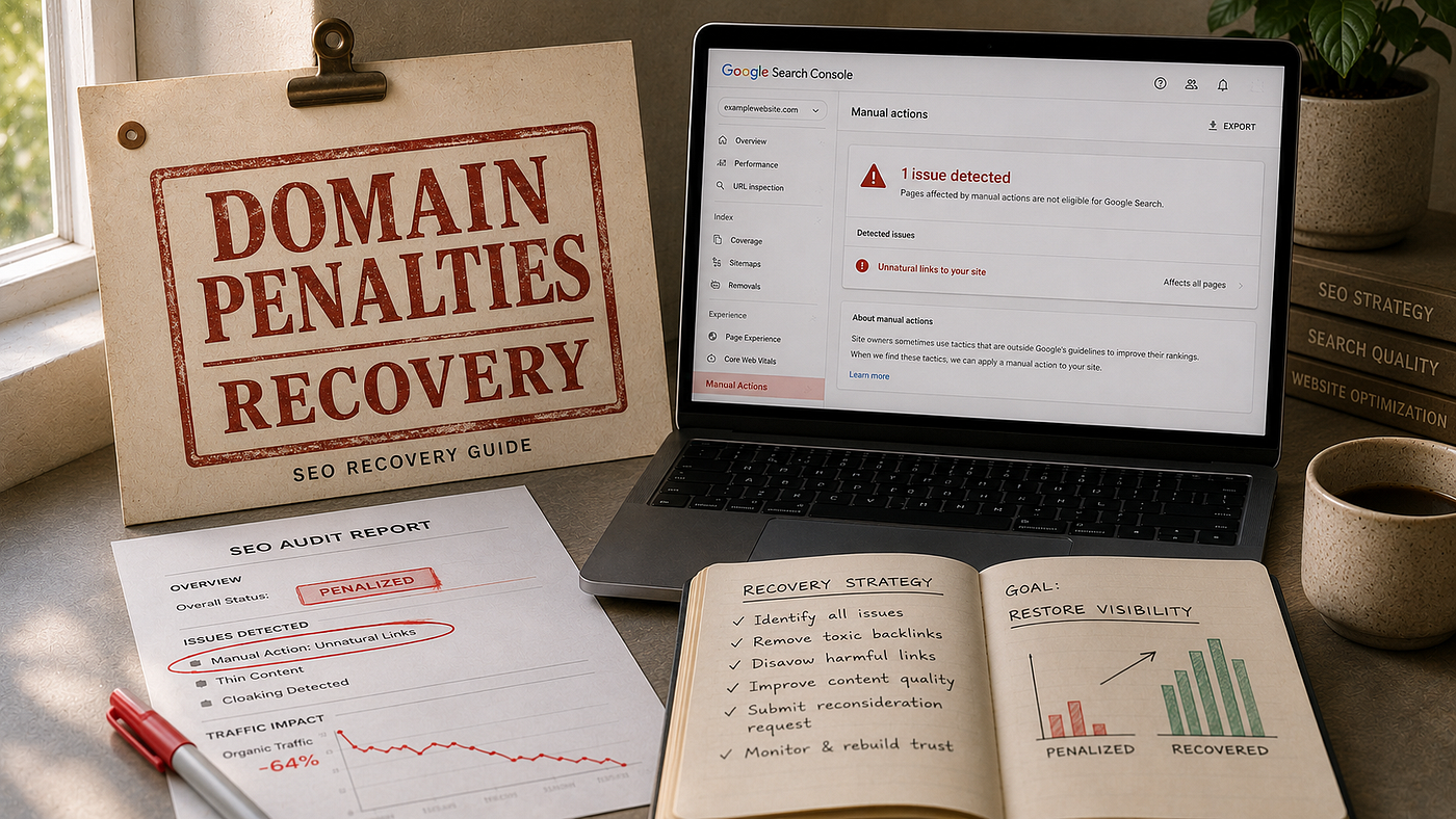Domain Penalties: Complete Guide to Google Manual Actions